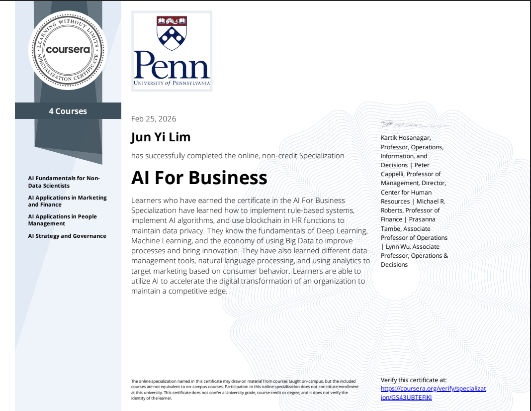 UPenn - AI For Business